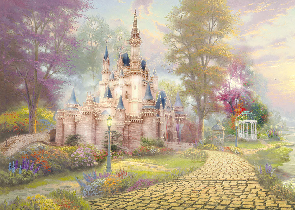 Avezano Artistic Castle Oil Painting Photography Background-AVEZANO